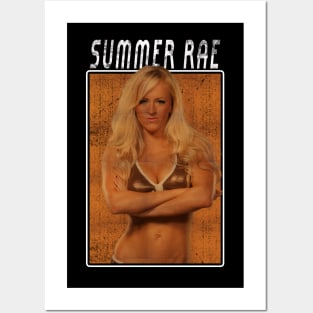 Vintage Wwe Summer Rae Posters and Art